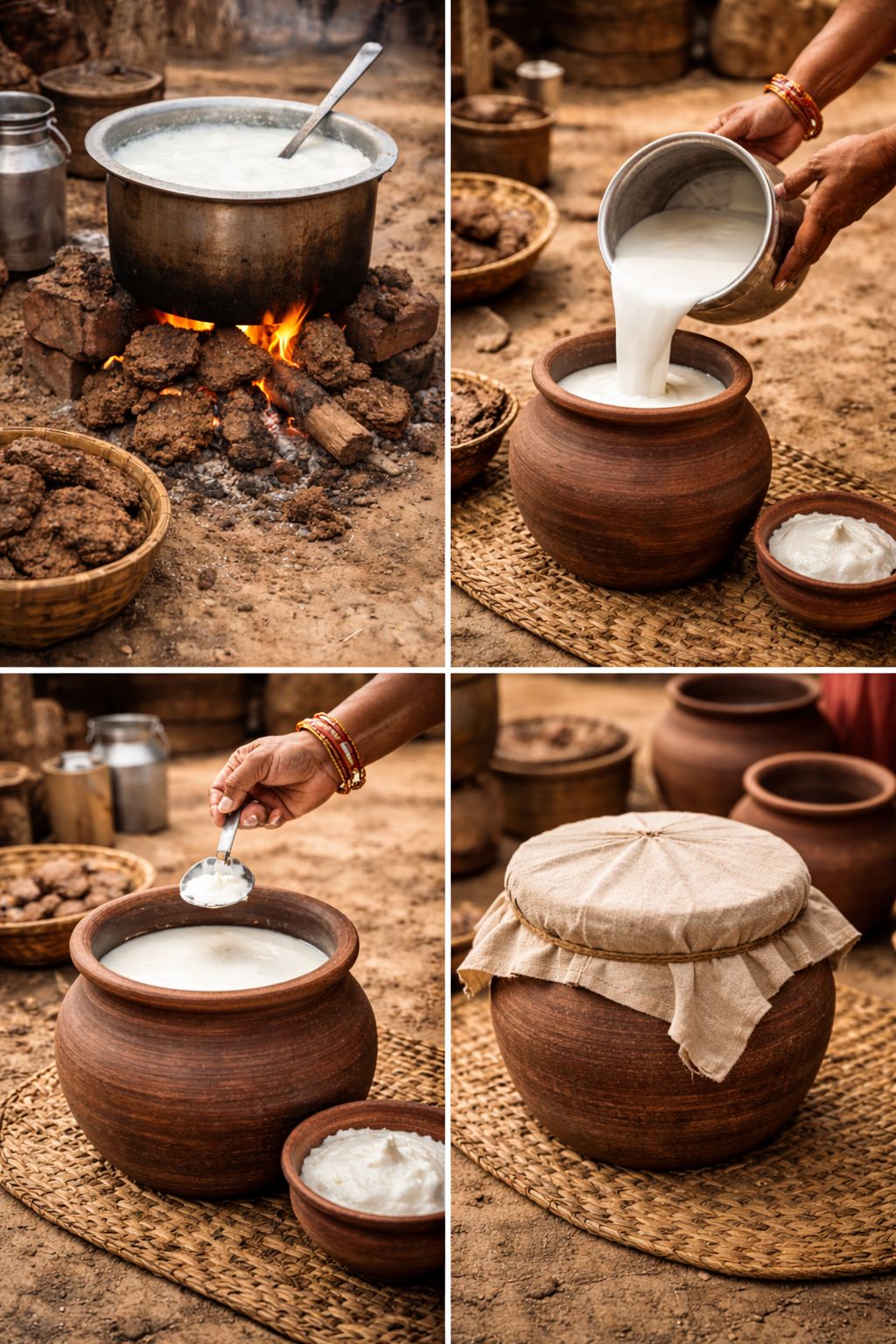 Curd making process